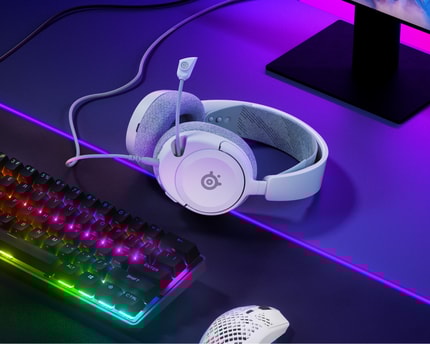 Abbildung Mit mehreren Plattformen kompatibles, kabelgebundenes Premium-Gaming-Headset