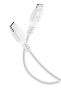 Abbildung Cellularline Power Data Cable 3 m USB Typ-C/ Lightning White