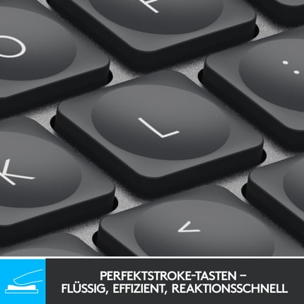 Abbildung Ideale Tastenform für Ihre Fingerspitzen
