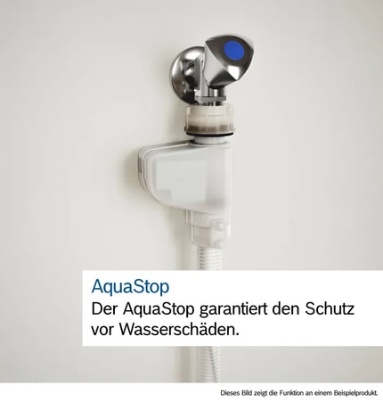 Abbildung Der AquaStop garantiert den Schutz vor Wasserschäden.