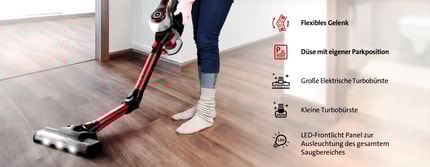 Abbildung Sie müssen sich beim Reinigen nicht mehr den Rücken beugen