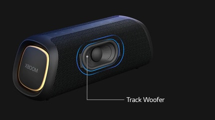 Abbildung Der neue Track Type Woofer liefert satten Sound