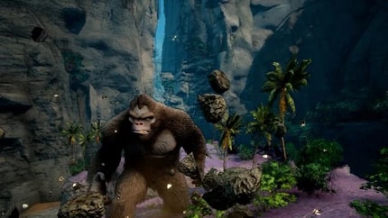 Abbildung Bezwinge Horden von Ur-Bestien und besiege die Schergen deines Erzfeindes, um der rechtmäßige König von Skull Island zu werden!