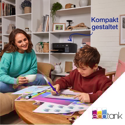 Abbildung Sparen Sie mit einem EcoTank-Tintentankdrucker bis zu 90 % Tintenkosten