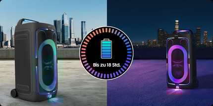 Abbildung 18 Stunden Wiedergabezeit