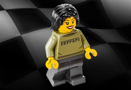 Abbildung 1 Rennfahrer-Minifigur