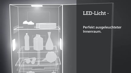 Abbildung Beleuchtet den Kühlschrank für einen guten Überblick - LED-Beleuchtung
