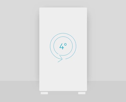 Abbildung Inverter Technologie für Energieeinsparungen und eine längere Lebensdauer des Geräts