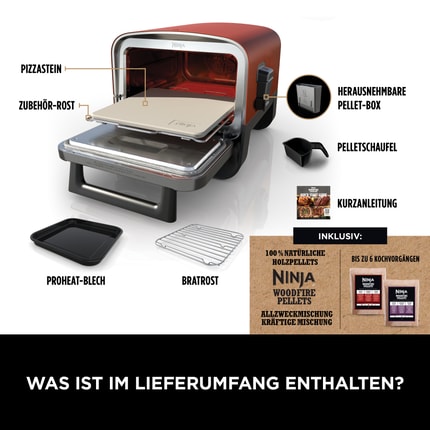 Abbildung Mit dem Ninja Woodfire Elektrischen Outdoor Ofen, Pizzaofen & Smoker wird das Outdoor Cooking neu gedacht