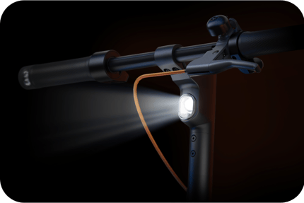 Abbildung Starkes Licht für sichere Fahrten bei Nacht