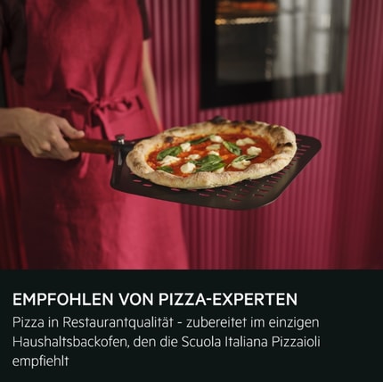 Abbildung Der einzige Backofen, der Pizza in nur 150 Sekunden in Restaurantqualität backt