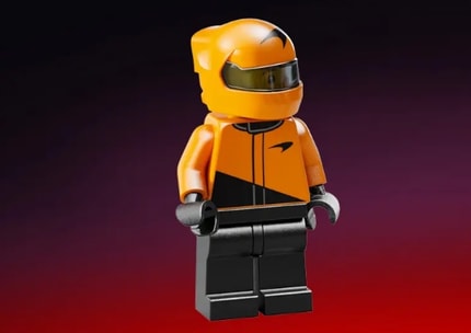 Abbildung 1 Rennfahrer-Minifigur
