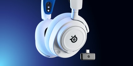 Abbildung Mit mehreren Plattformen kompatibles, kabelloses Premium-Gaming-Headset