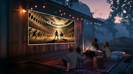 Abbildung 65''-200" Große Projektionsgröße