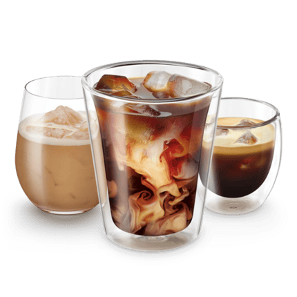 Abbildung Genießen Sie jetzt Cold Brew und kalten Espresso