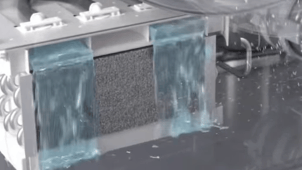 Abbildung Selbstreinigender Kondensator