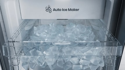 Abbildung Eiswürfelbereiter im Gefrierteil