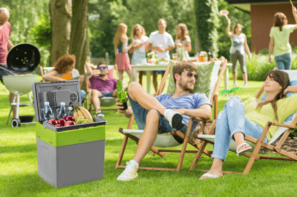 Abbildung Kühlbox, die kühlt und heizt