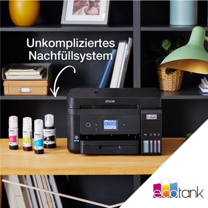Abbildung Sparen Sie mit einem EcoTank-Tintentankdrucker bis zu 90 % Tintenkosten