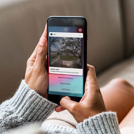 Abbildung Bewegungserkennung und Alarme