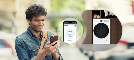 Abbildung ThinQ® App-Kompatibilität