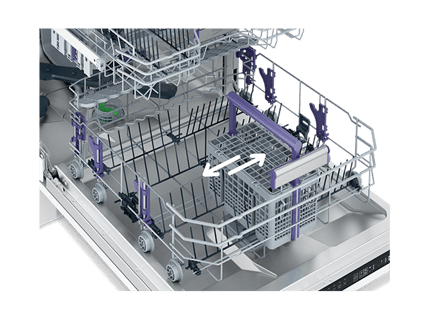 Abbildung Verschiebbarer Besteckkorb