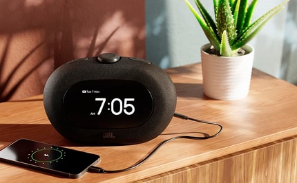 Abbildung Mit JBL Pro Sound gut gelaunt aufstehen