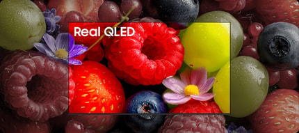 Abbildung Real QLED mit 100 % Farbvolumen