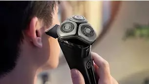 Abbildung Trimme Schnurrbart und Koteletten