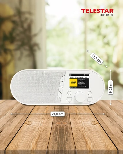 Abbildung Kompaktes WLAN-Digitalradio mit praktischen Extras