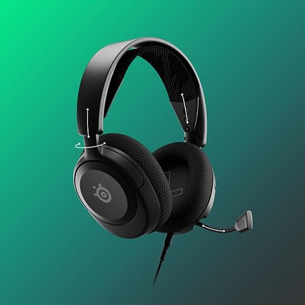 Abbildung Mit mehreren Plattformen kompatibles, kabelgebundenes Premium-Gaming-Headset