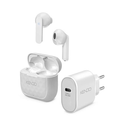 Abbildung Universelles 2-in-1-Kit zum Hören von Musik und Annehmen von Anrufen sowie zum Aufladen Ihres Smartphones bei Bedarf