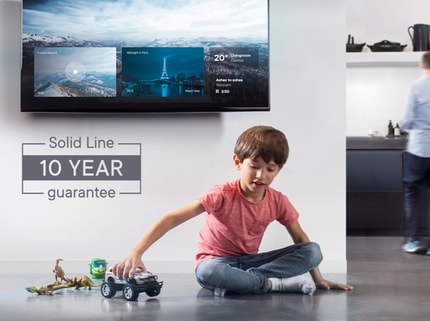 Abbildung Voll schwenkbare TV-Wandhalterung