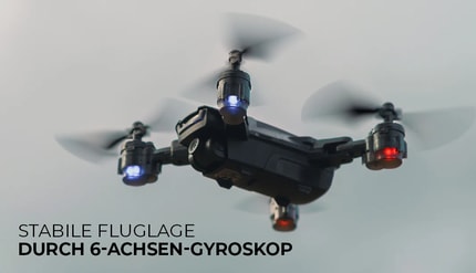 Abbildung Hochwertige Aufnahmen und eine sichere Fluglage
