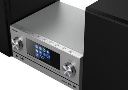 Abbildung Internetradio, Digitalradio DAB+, UKW und Bluetooth®-Audio-Streaming