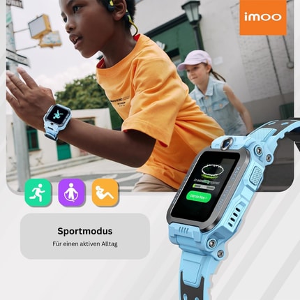 Abbildung Kinder-Smartwatch mit GPS, Flip-Dualkamera & Gesundheits-Tracking