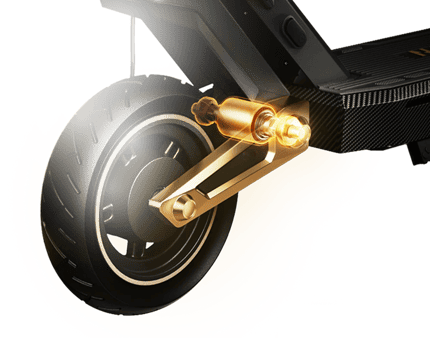 Abbildung Hochwertige Quad-Federung mit Advanced Damping ArmTM System