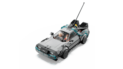 Abbildung Zeitreise auf vier Rädern – erlebe den Kult-Flitzer aus Zurück in die Zukunft als LEGO® Speed Champions Modell!