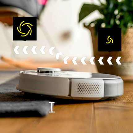 Abbildung Teppicherkennung und Auto Boost