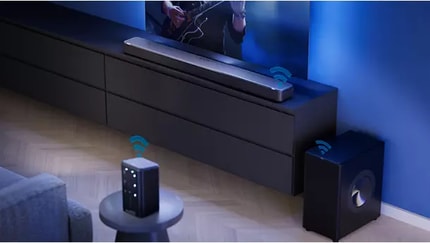 Abbildung Kabelloses Philips Heimsystem mit DTS Play-Fi