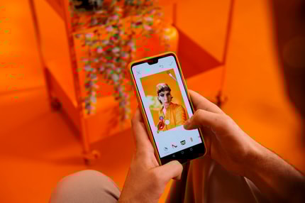 Abbildung Schnelle, einfache Bearbeitung auf dem Smartphone