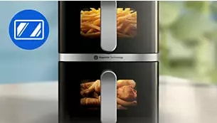 Abbildung Doppelter Genuss, halber Platzbedarf