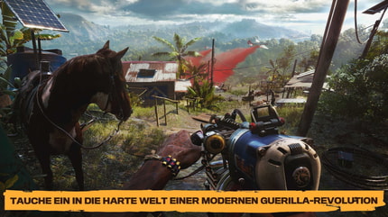 Abbildung Die Ultimate Edition von Far Cry® 6 enthält die Vollversion des Spiels und die folgenden digitalen Zusatzinhalte: