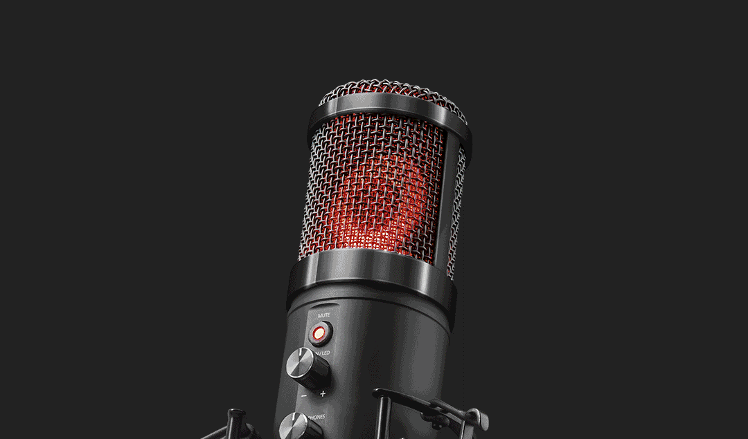 Abbildung Streaming-Mikrofon mit RGB-Beleuchtung für hochpräzise Aufnahmen; für Streaming, Podcasting, Voice-over und akustische Musik