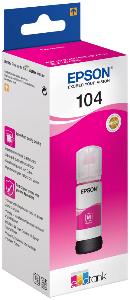 Abbildung Epson 104-Tintenserie