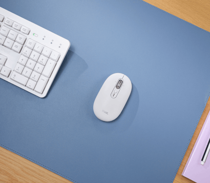 Abbildung Schlanke Funkmaus mit Mehrgeräte-Anschluss und Hyperscroll-Rad für superschnelles Scrollen