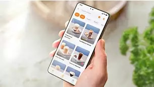 Abbildung Verständliche Anweisungen und Inspiration mit der Coffee+ App