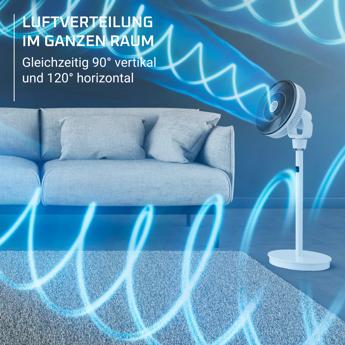 Abbildung Leistungsstarker und leiser Standventilator