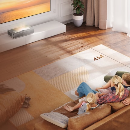 Abbildung Laser TV 100L5HD inkl. Daylight Screen