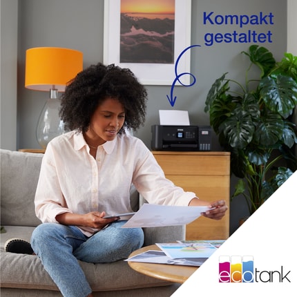 Abbildung Sparen Sie mit einem EcoTank-Tintentankdrucker bis zu 90 % Tintenkosten